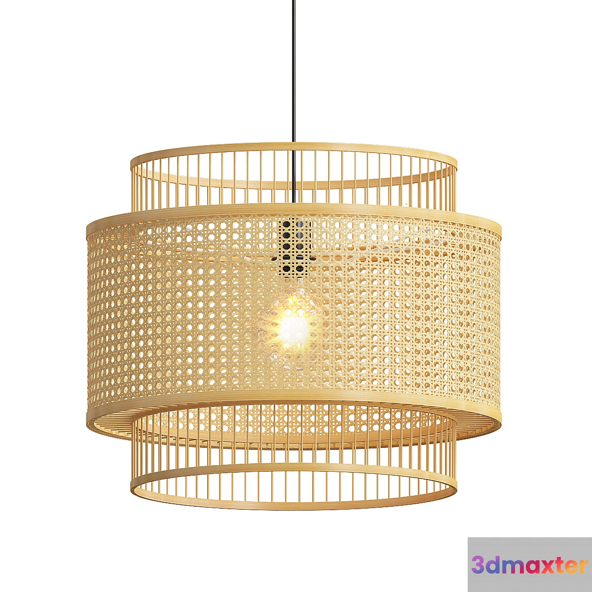 Yen pendant round light 3D Max
