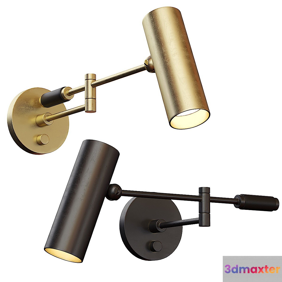 Apparatus Studio Swing Arm Sconce 3D Max