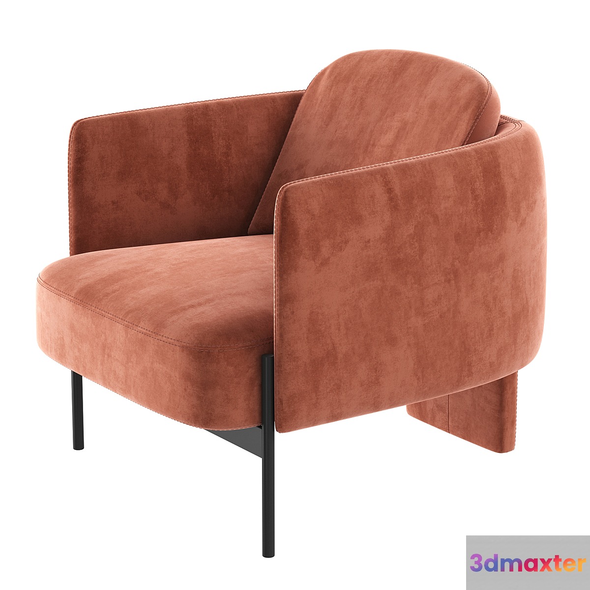Italian armchair MisuraEmme Virgin - No.2 3D Max