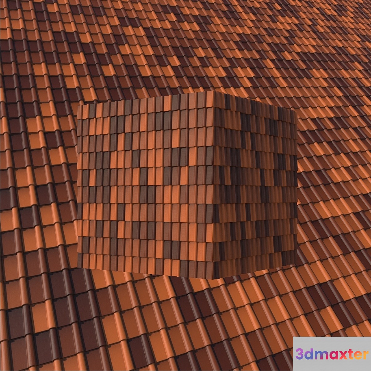 Seamless Texture - Roof Tile 3D Max