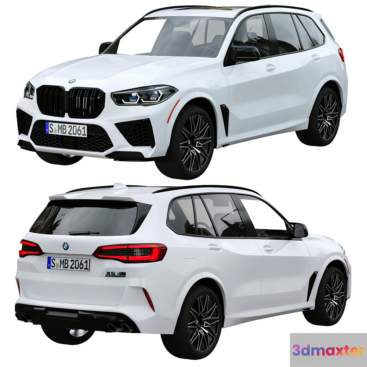 BMW X5 M Competition (G05) 3D Max