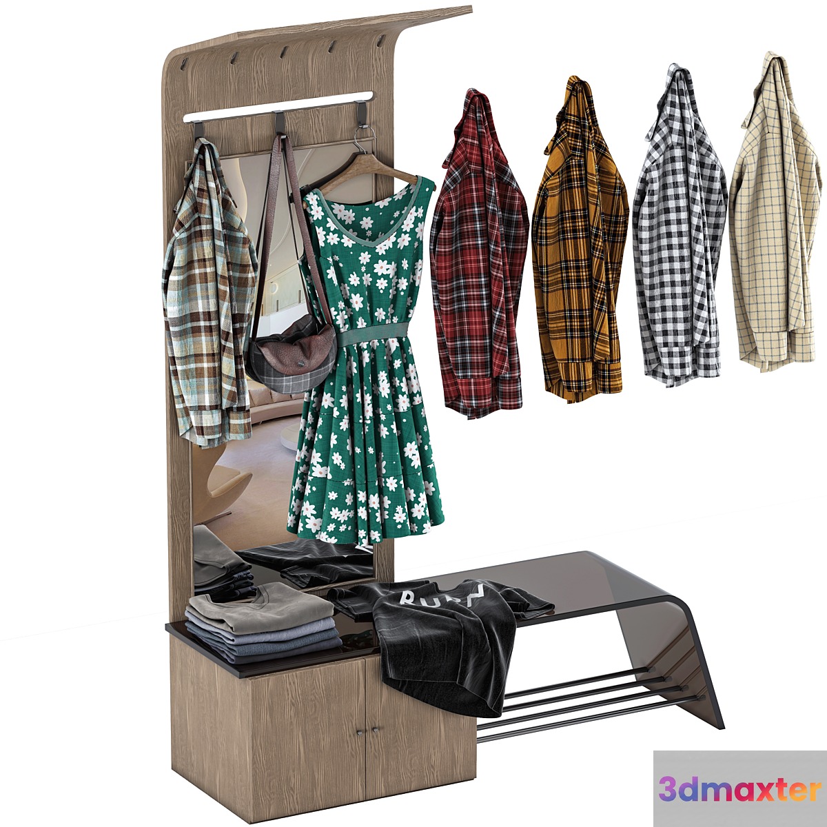Decor With Clothes 3D Max