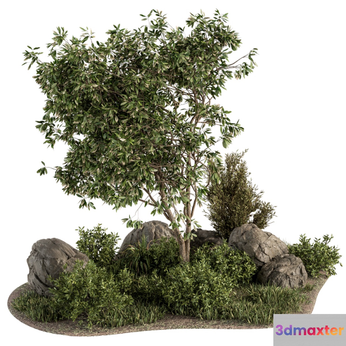 Garden set Tree and Bush - Garden Set 17