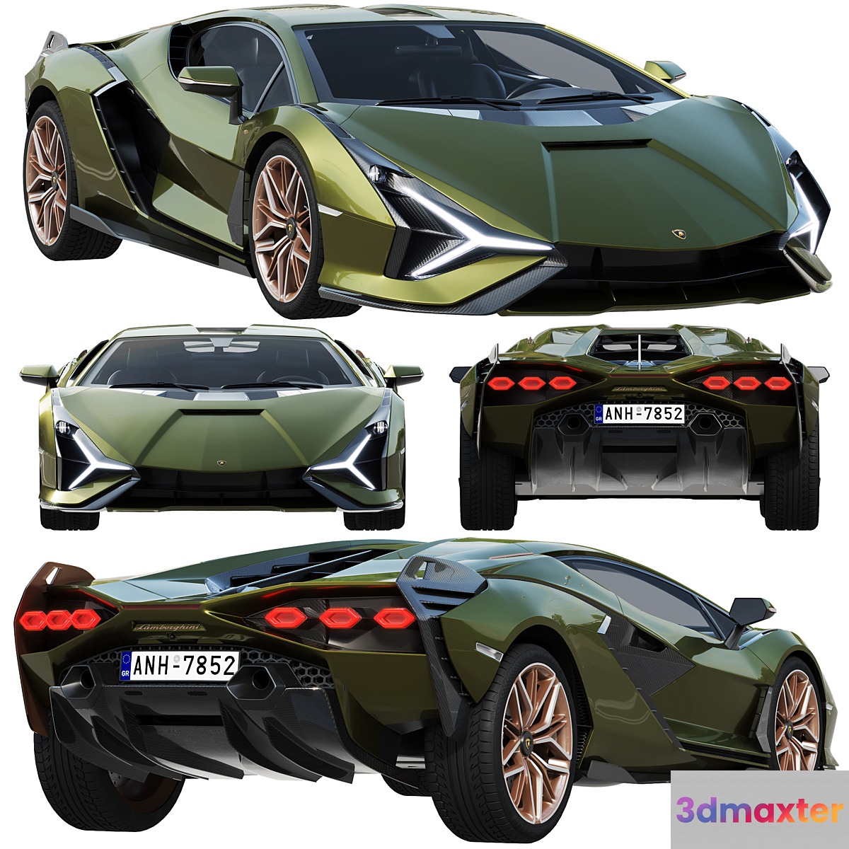 Lamborghini Sian - No.2 3D Max