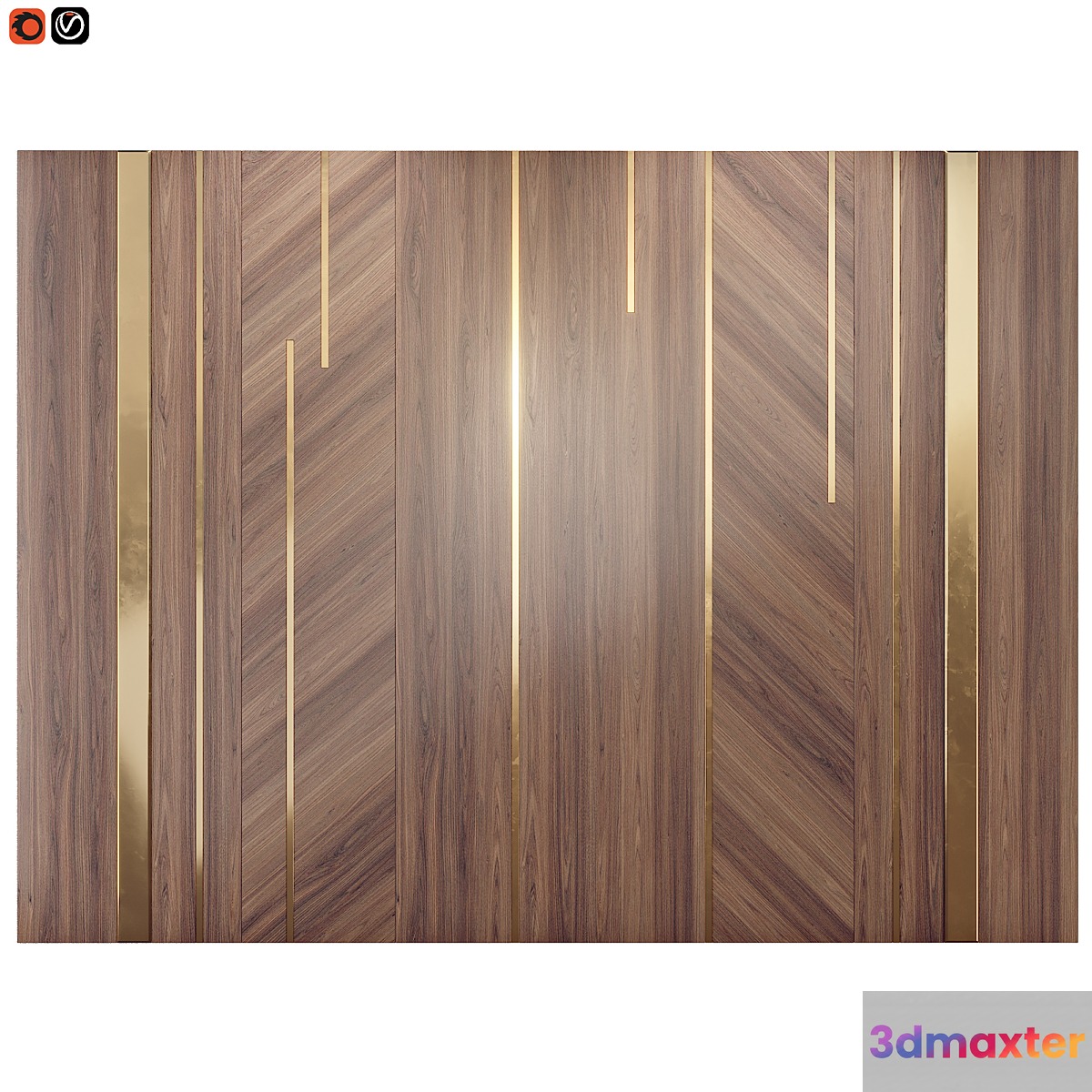 Wall panel Delirium 3D Max