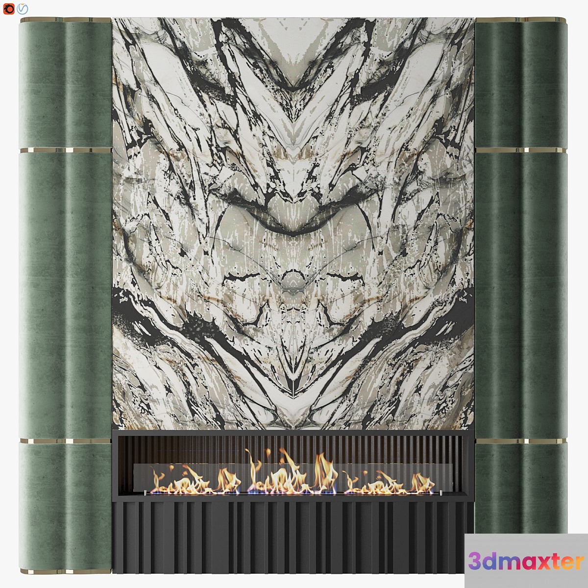Wall unit - Persephone 3D Max