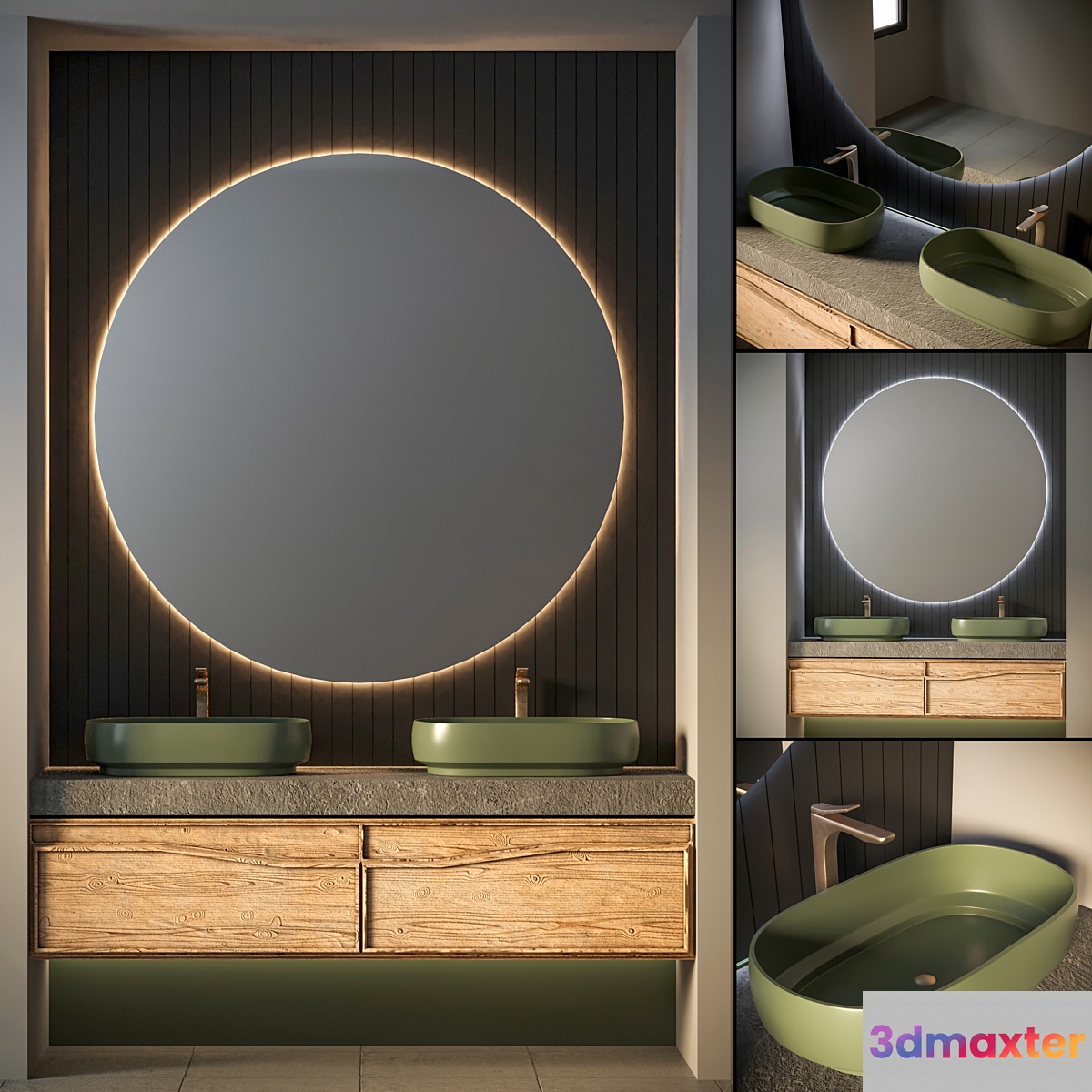 bathroom furniture vol. 04 3D Max