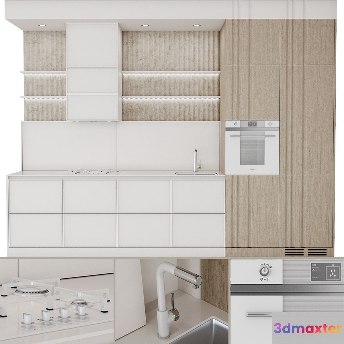 Kitchen No. 3 3D Max