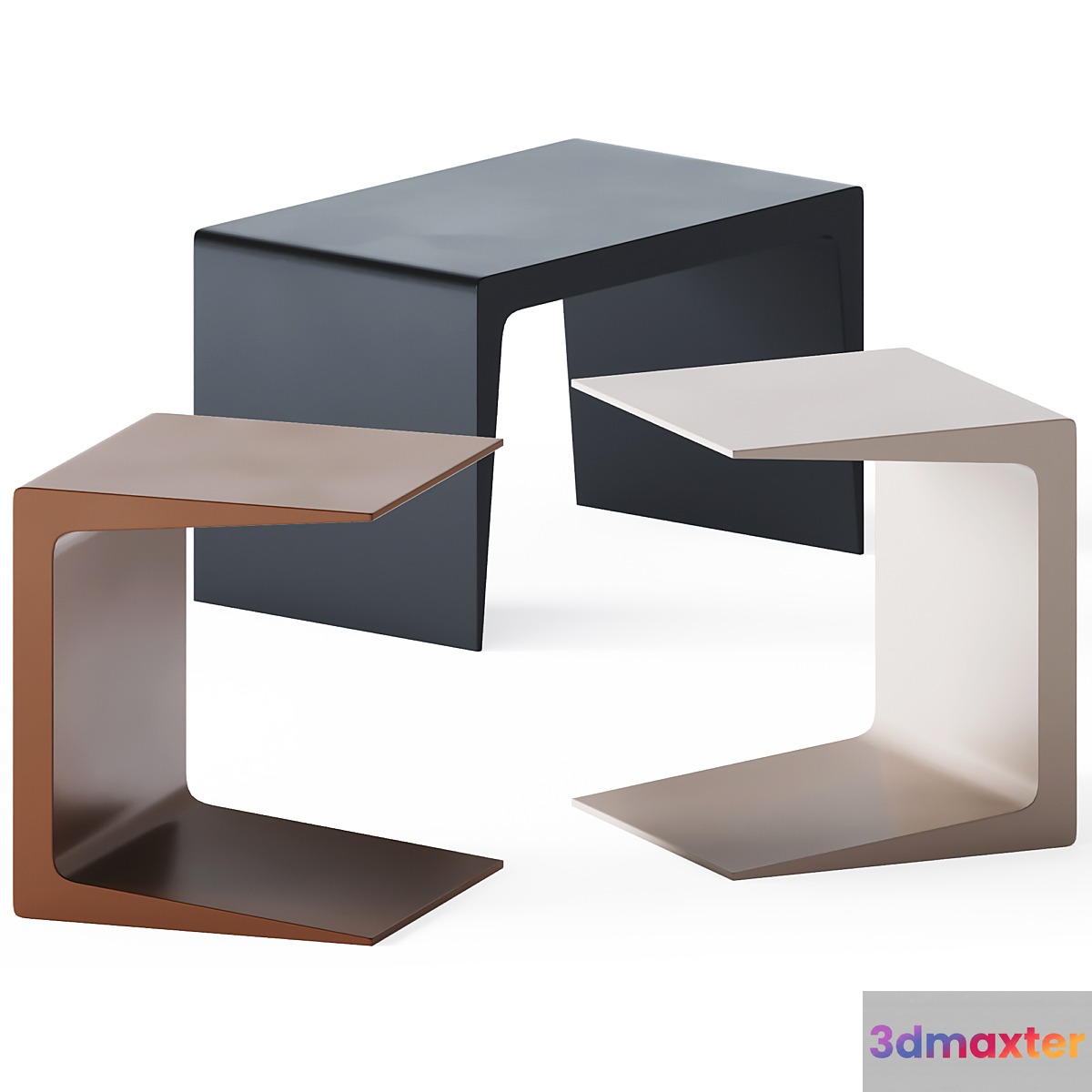 Coffee Table Cu by Kristalia 3D Max