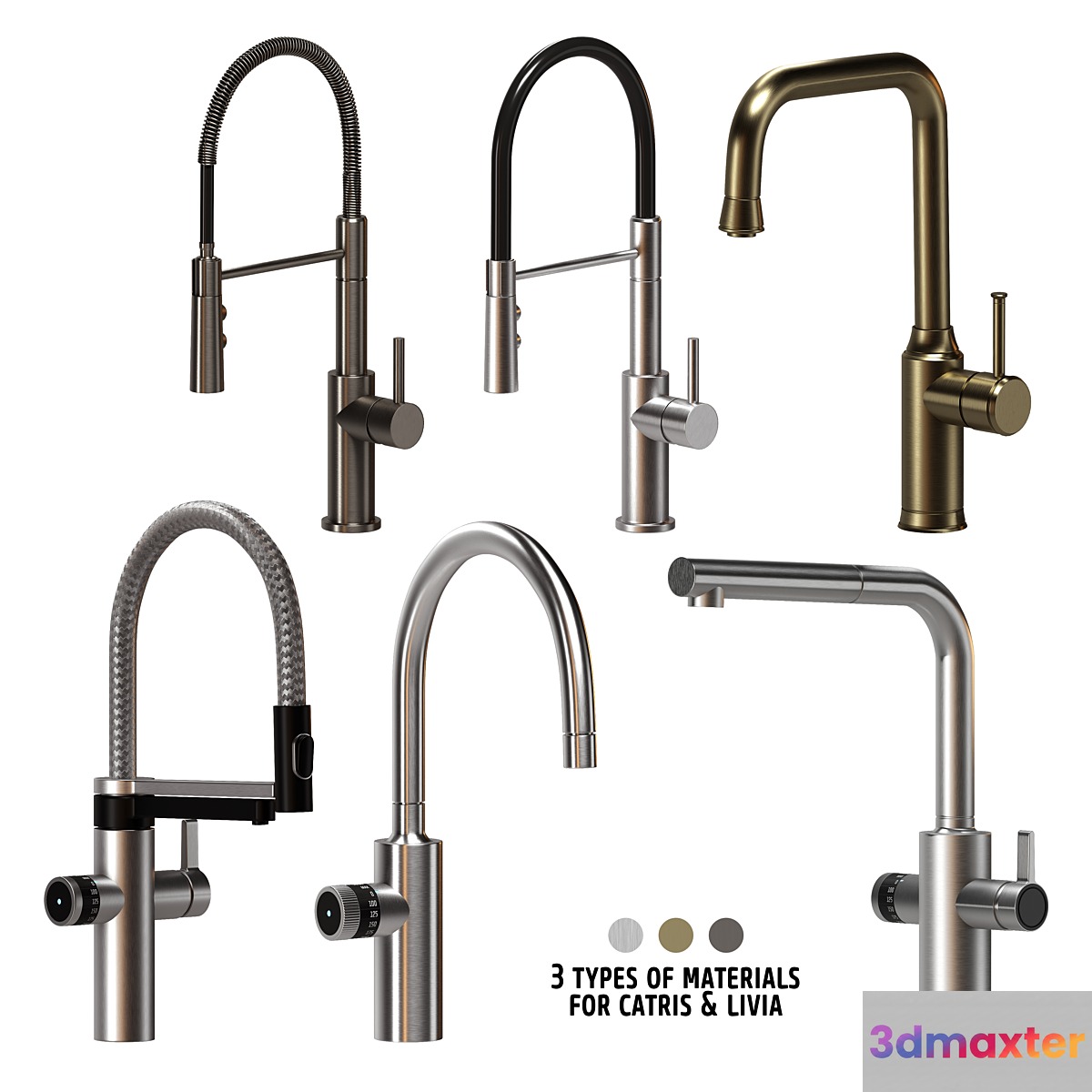 BLANCO faucet set 01 3D Max