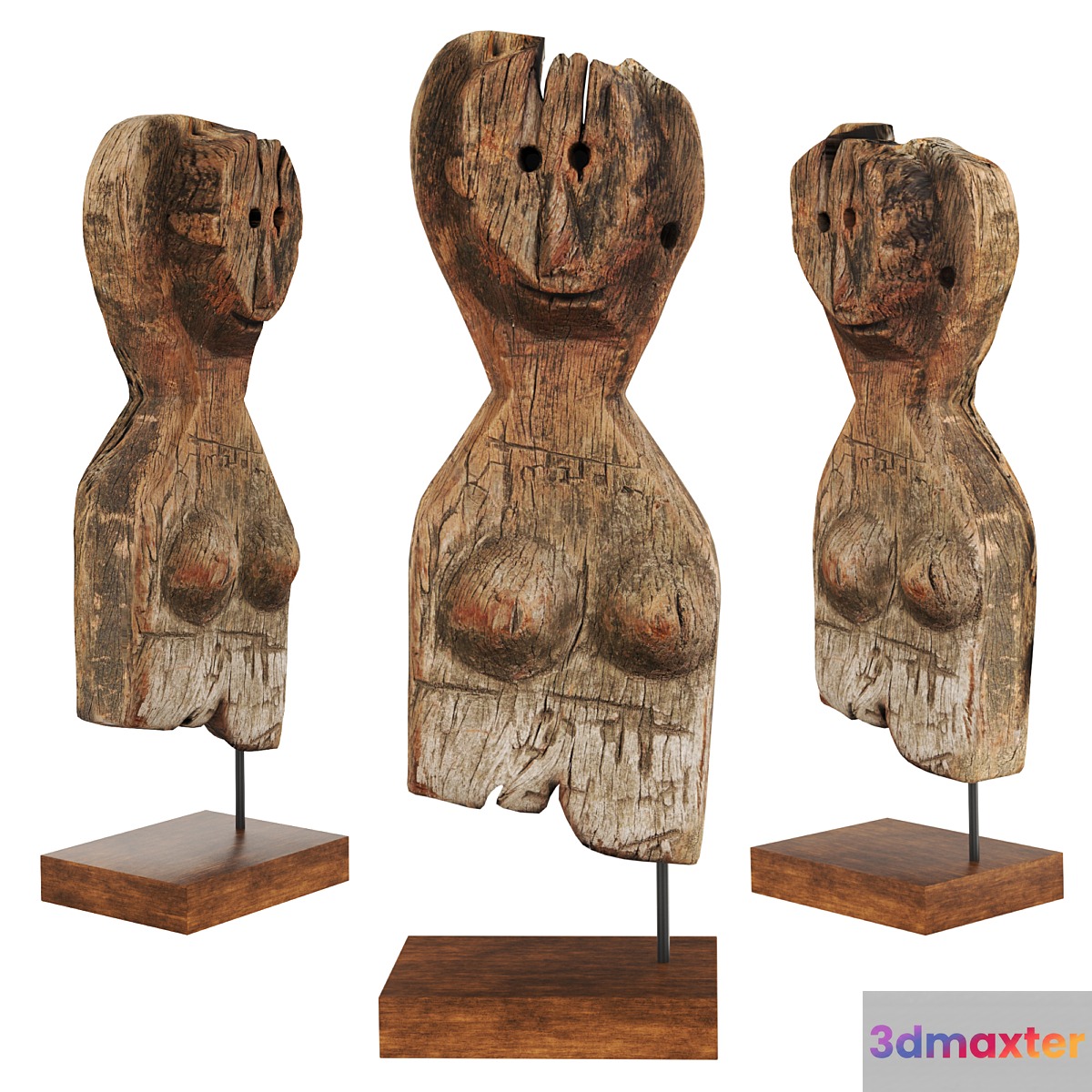 Antique guardian figurine from Nepal