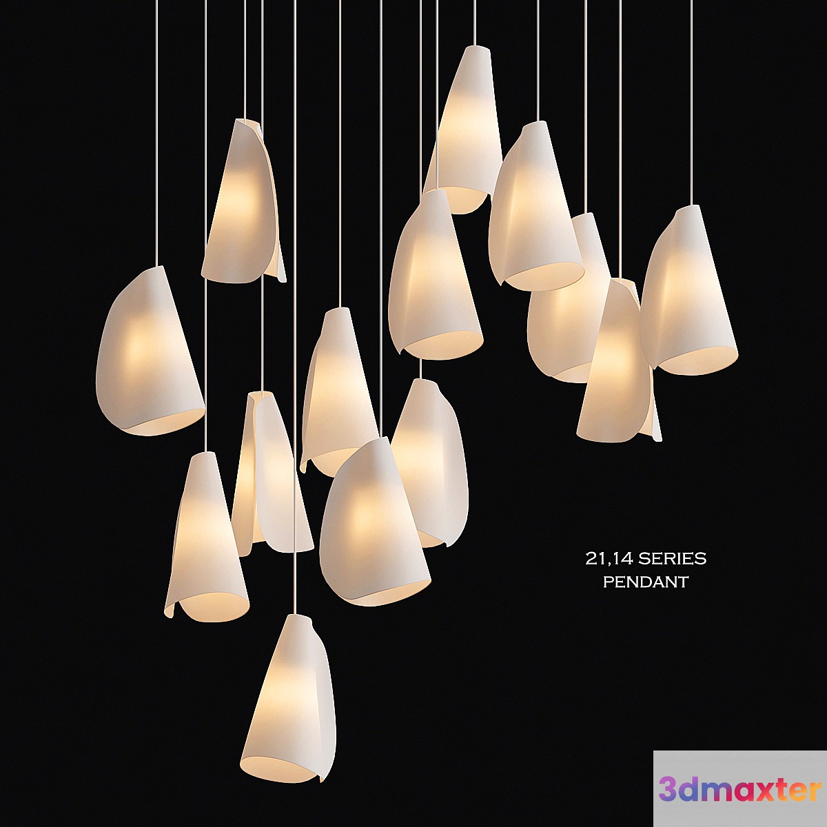 Bocci 2114 series pendant 3D Max