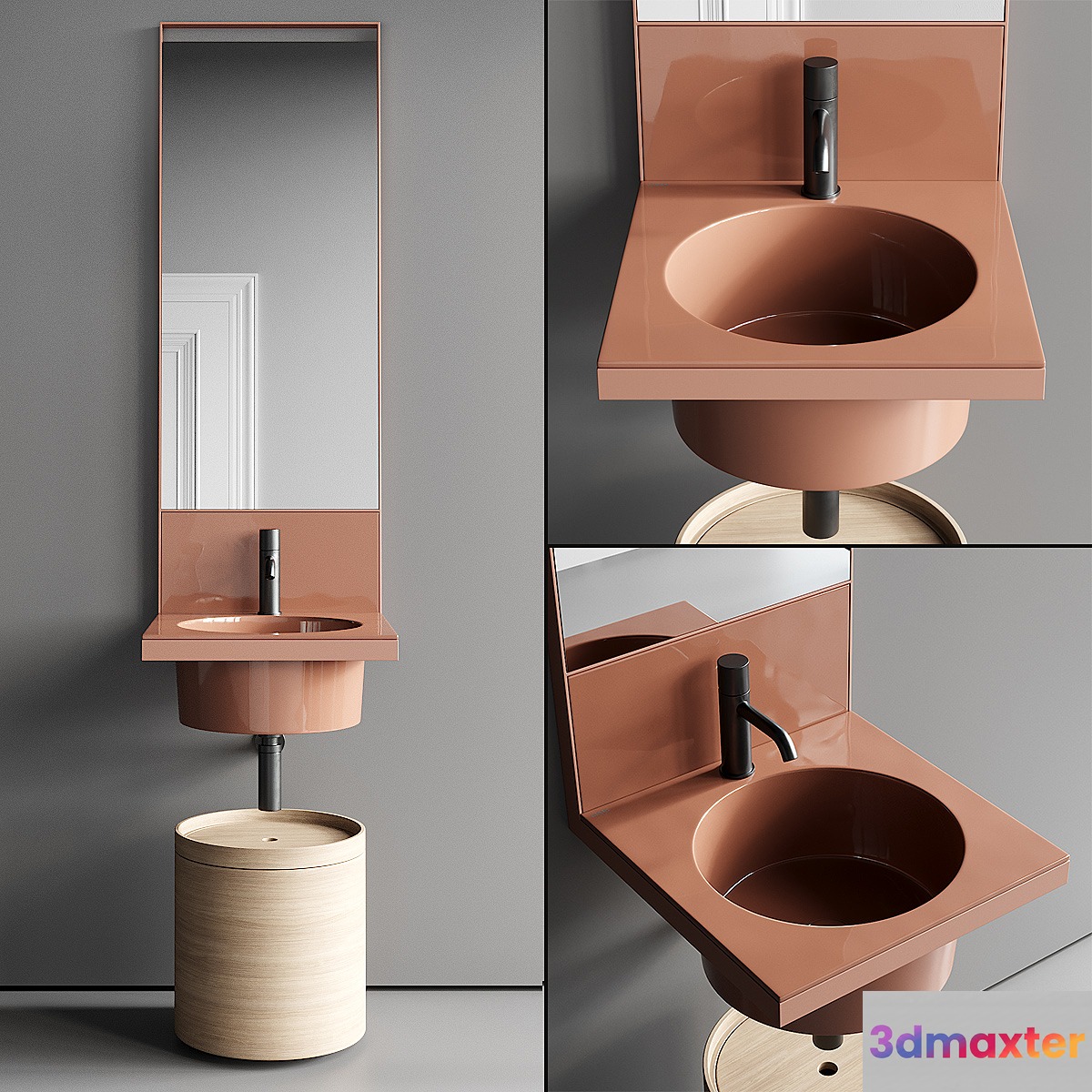 Ceramica Cielo Elle Vanity Unit Set 3 3D Max