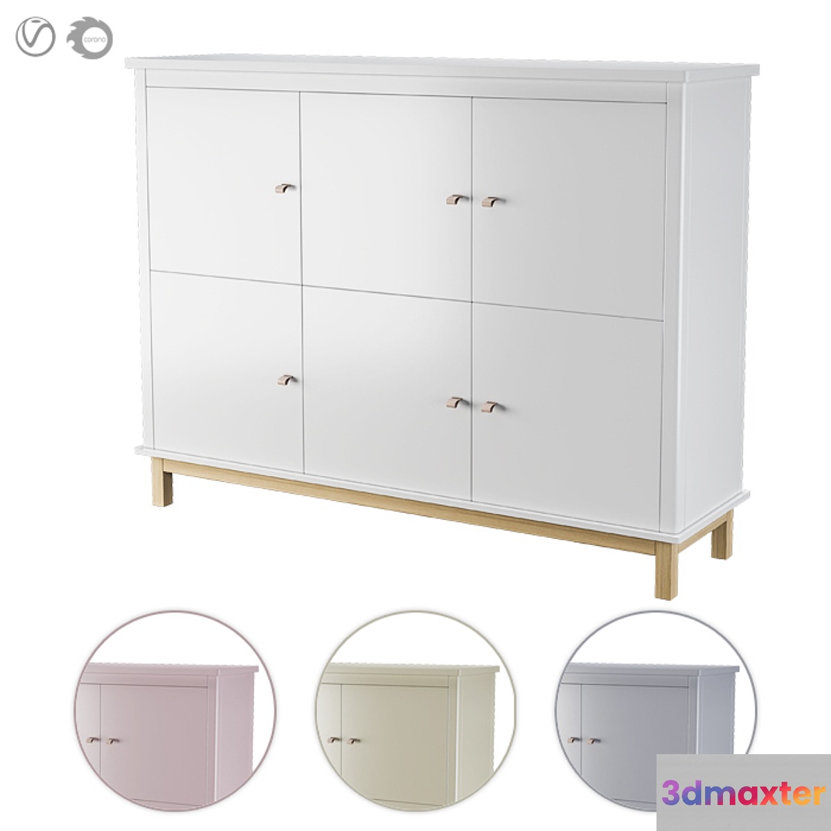 Ellipse Wardrobe Classic low in four colors