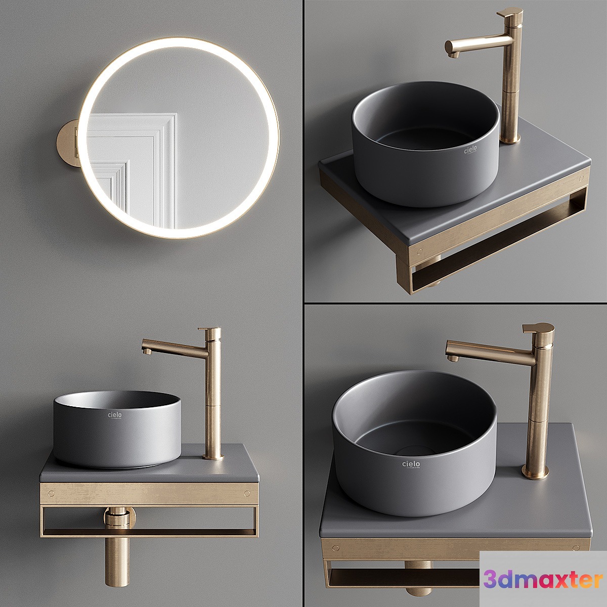 Ceramica Cielo Shui Comfort art. Milat Set 2 3D Max