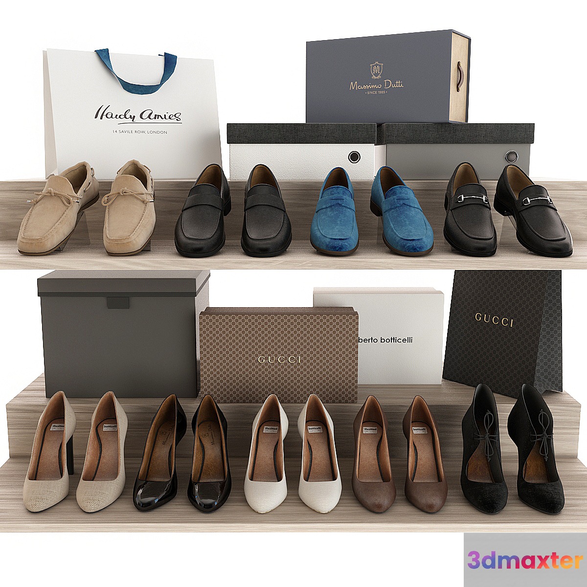 Set of shoes