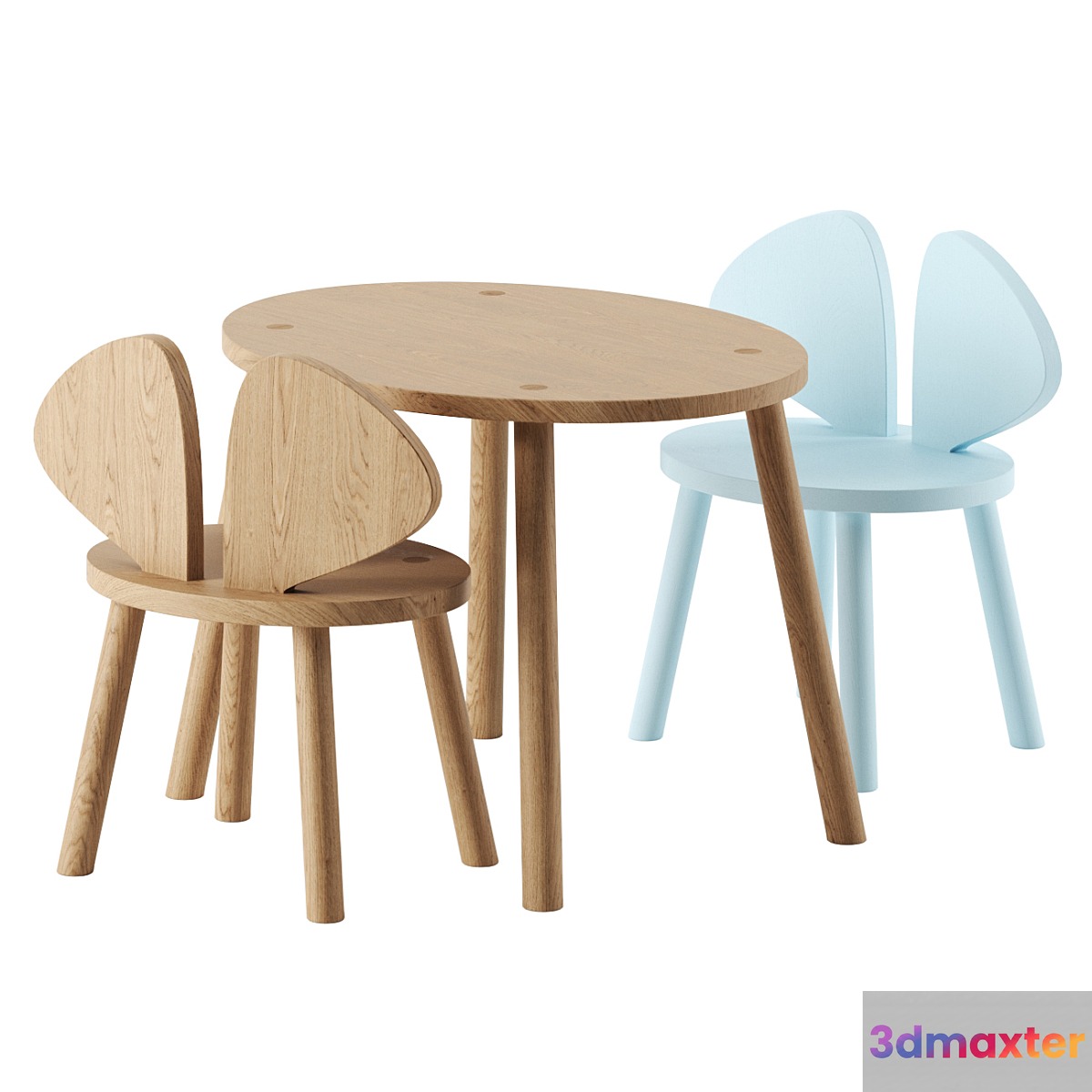 MOUSE CHAIR & TABLE by Nofred