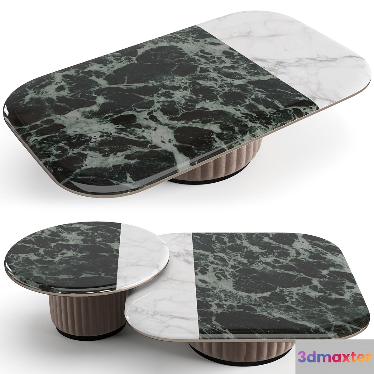 Visionnaire Miller low table set 3D Max