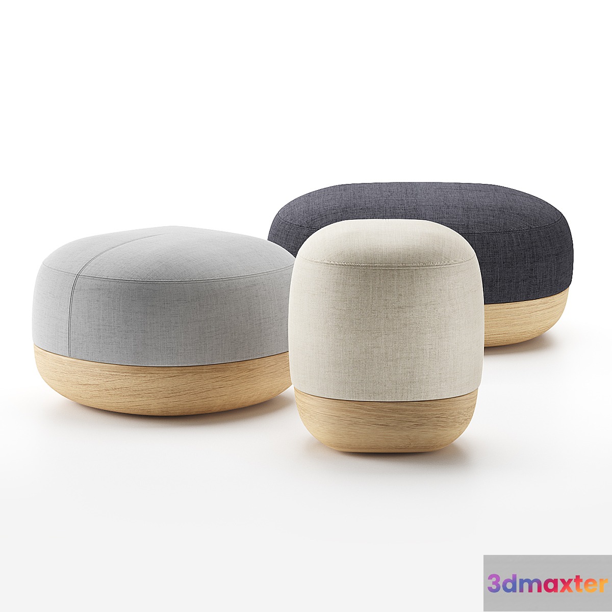 EGON | Pouf By ALKI 3D Max