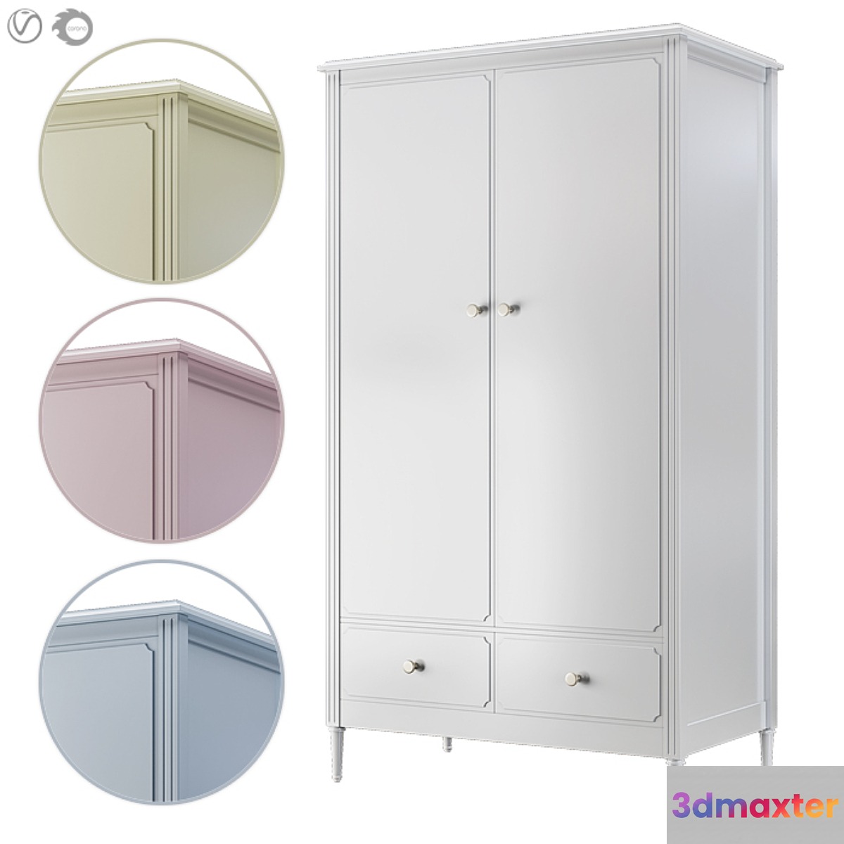 Ellipse Wardrobe Elit 3D Max