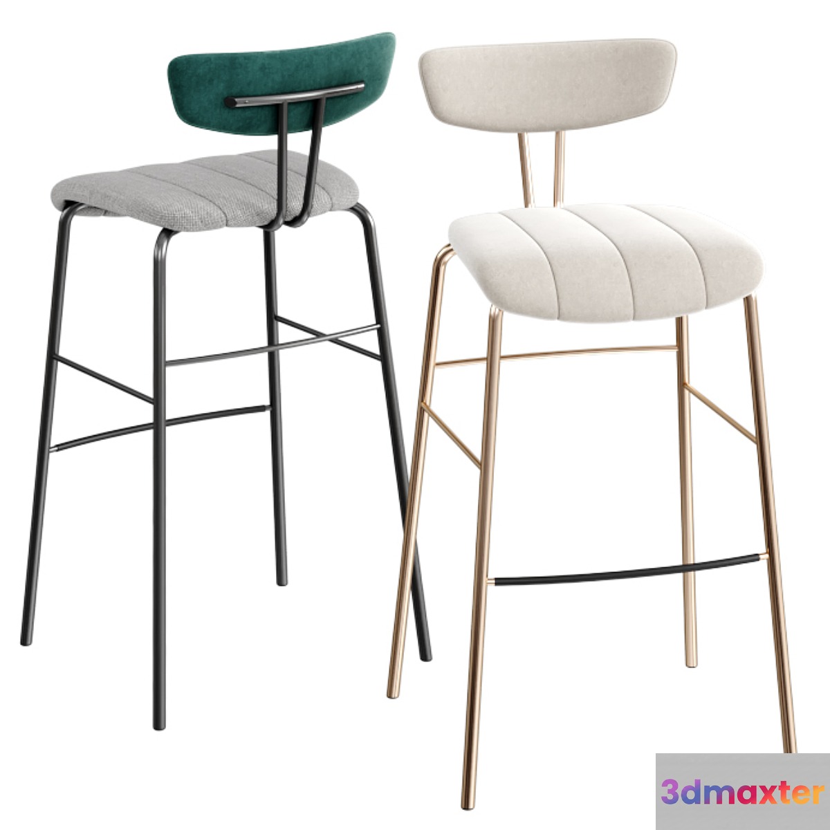 Amy high stool 3D Max