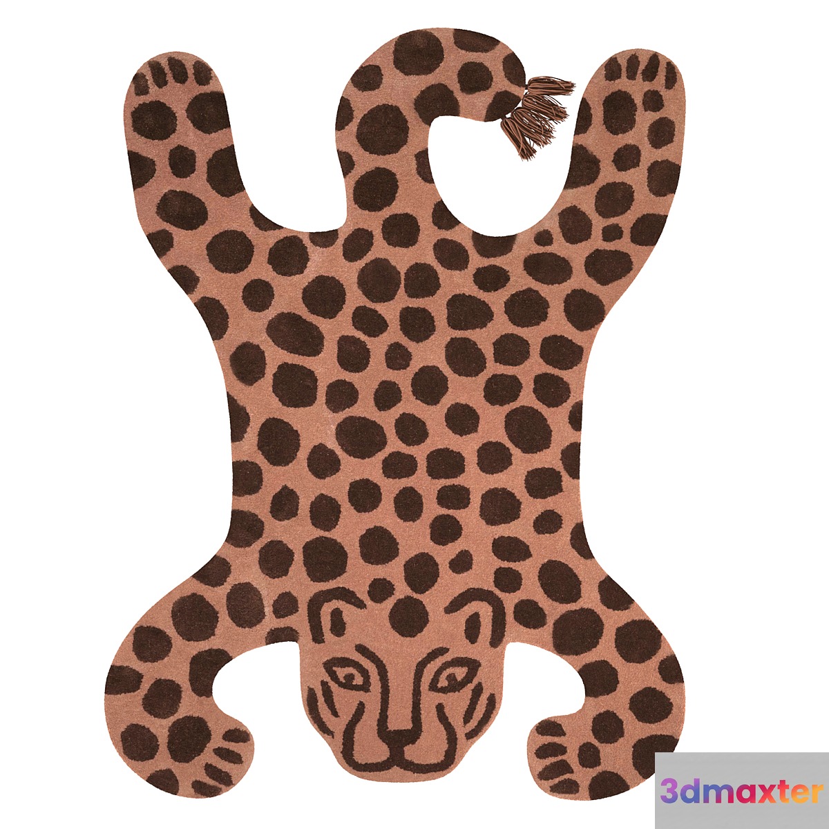 Tufted rug leopard ferm living Tufted rug leopard ferm living