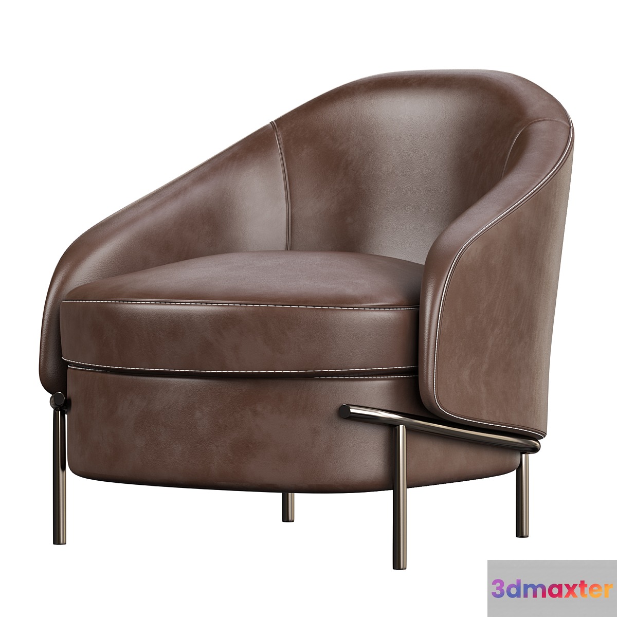LLOYD Armchair by Longhi 3D Max