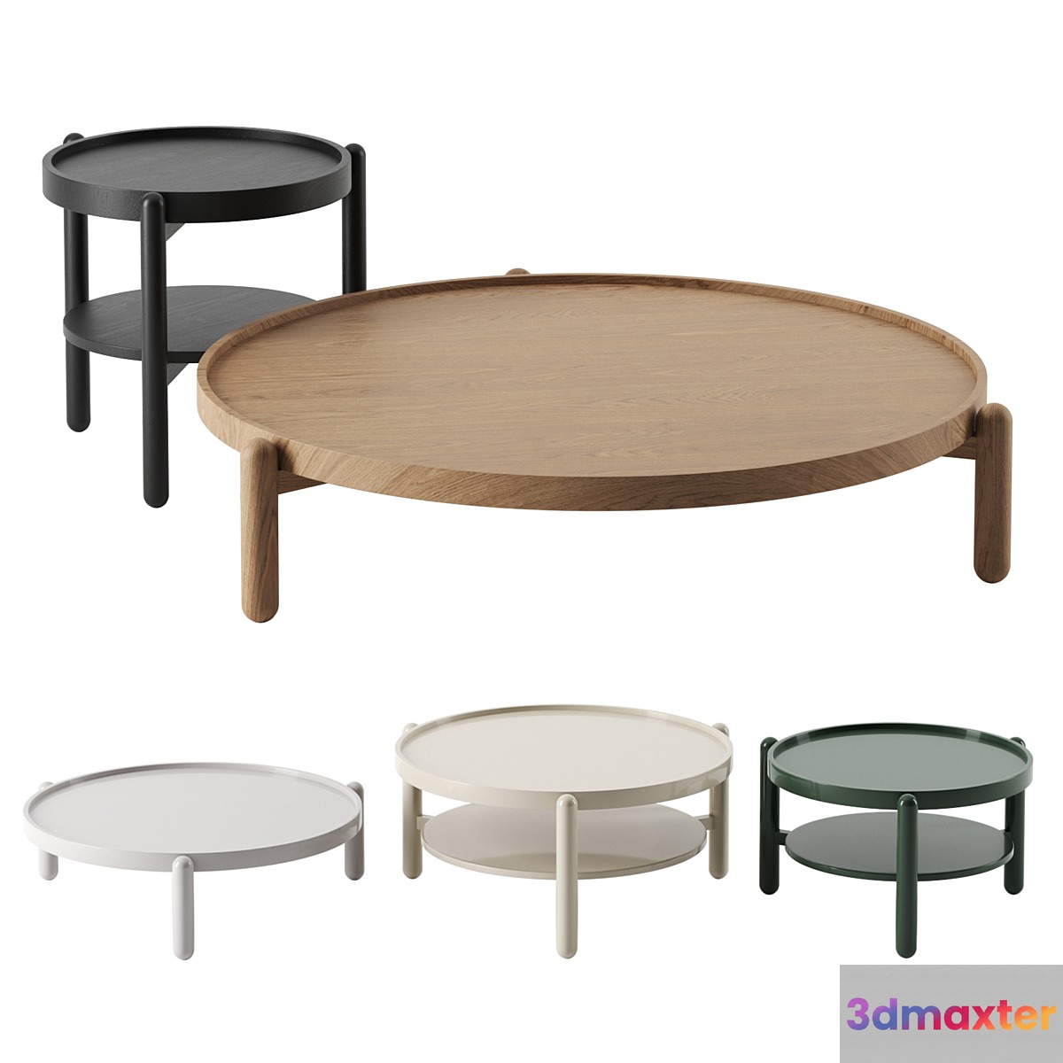 Vittorio coffee tables by Meridiani