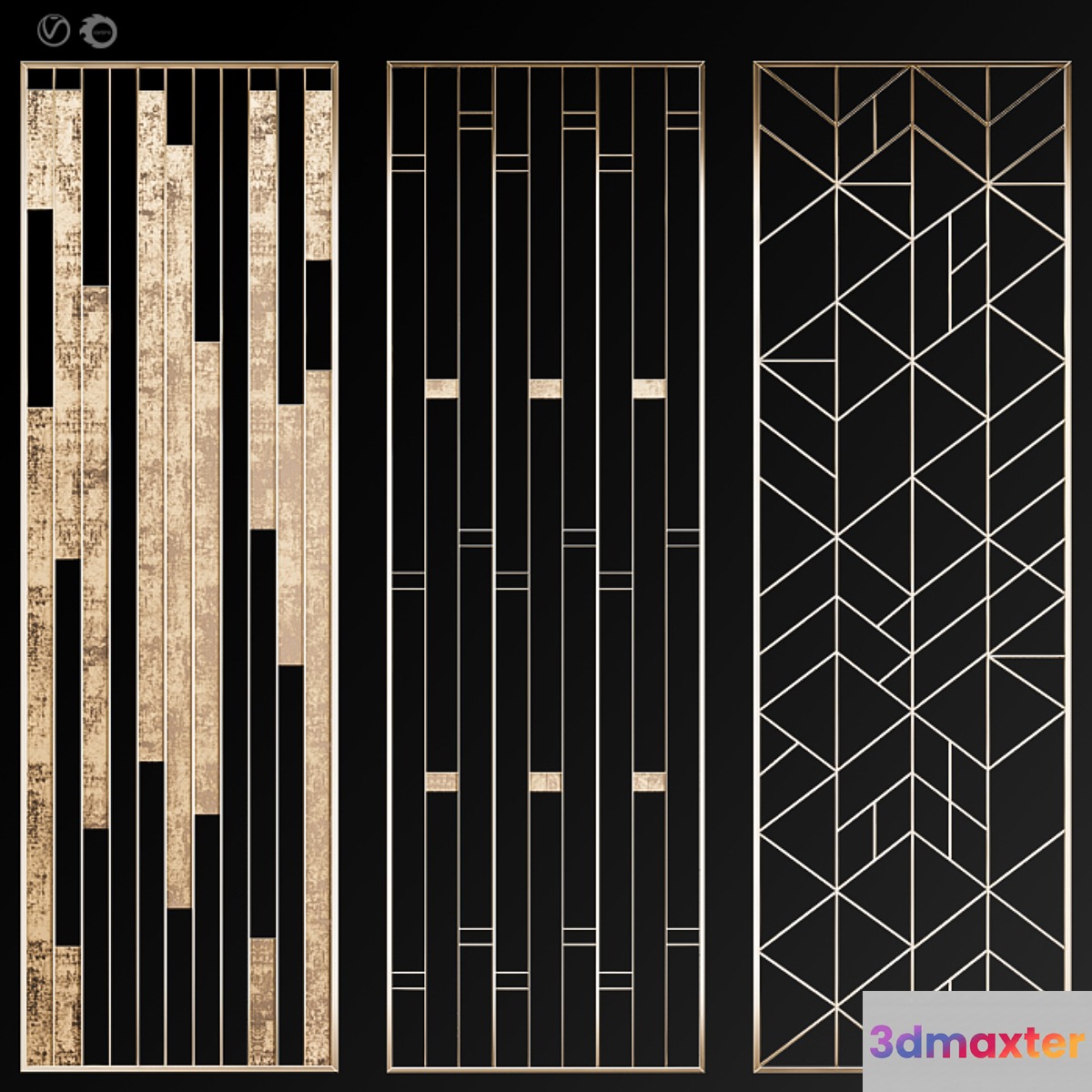 Decorative partition # 9 3D Max