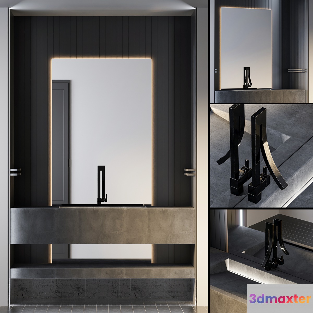 bathroom furniture vol.05 3D Max