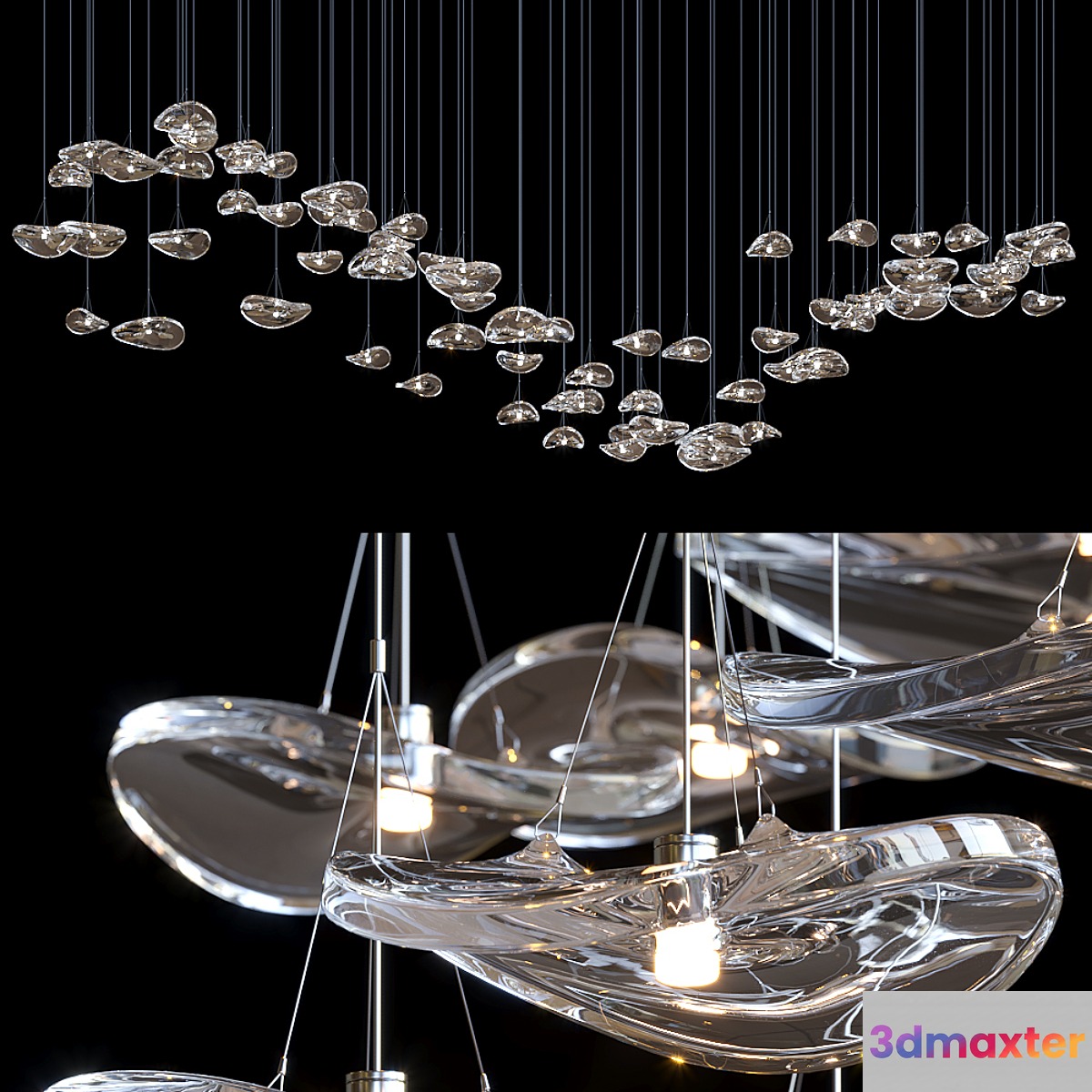 Pendant lamp Terzani - Manta
