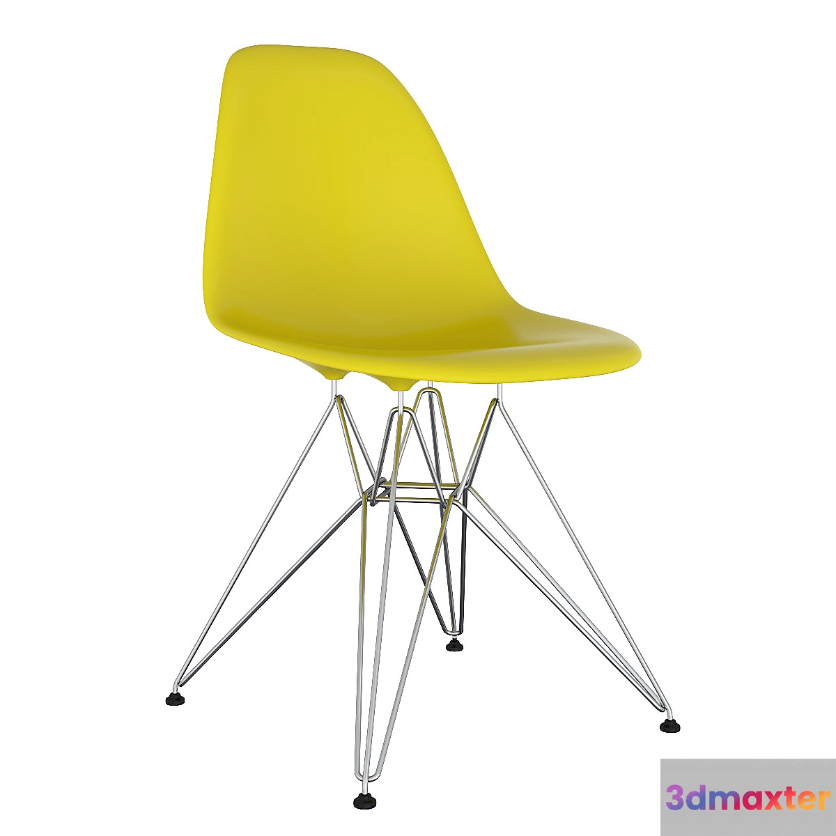 Eames Plastic Side Chair DSR Stuhl Vitra 3D Max