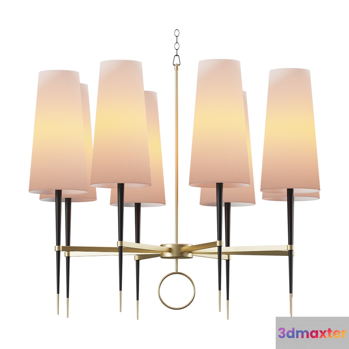 Designer chandeliers and lighting fixtures Simple Eight 3D Max