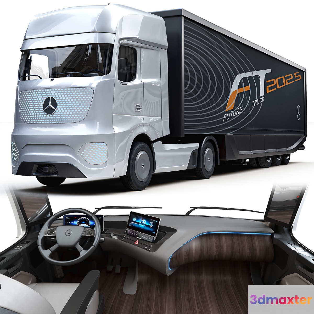 Mercedes benz_future truck 2025 3D Max