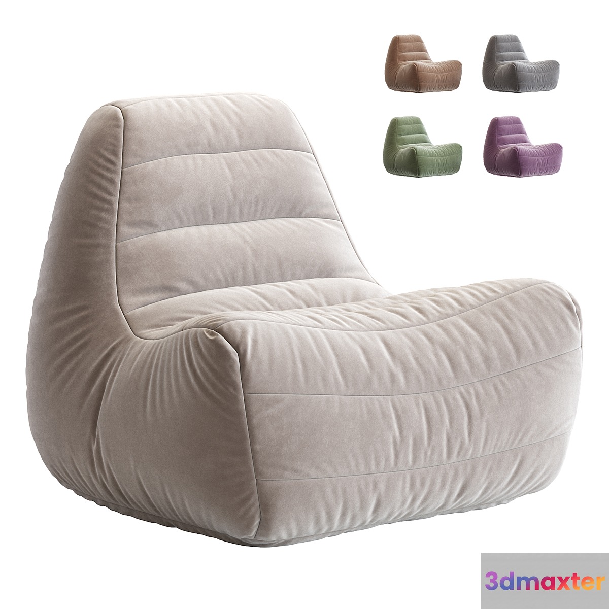 Bean Bag Chair N7 - No.2 3D Max