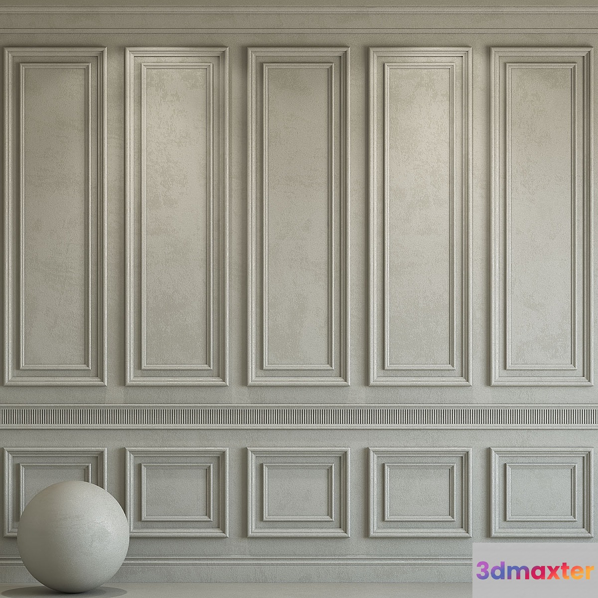 Decorative plaster with molding 184