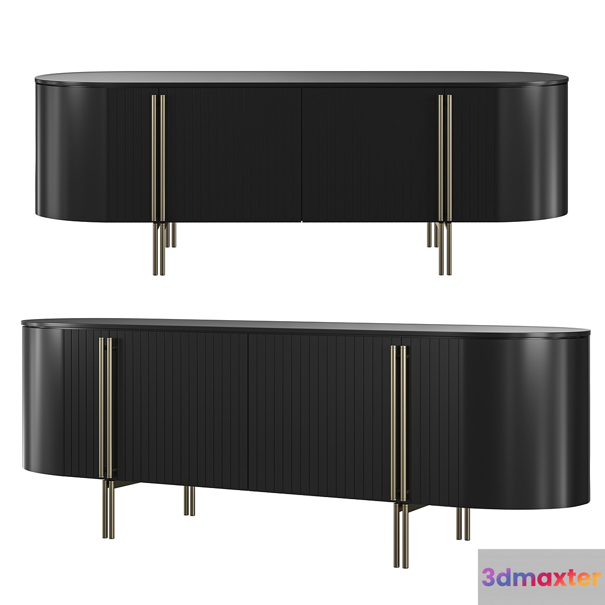chest of drawers Blush black - No.2