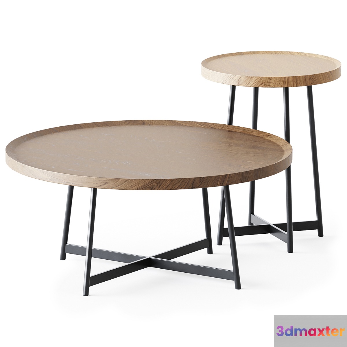 Gweneth Round Coffee Table by Lulu and Georgia 3D Max