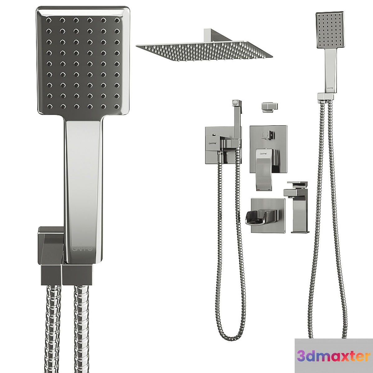 Gappo faucet set 3D Max