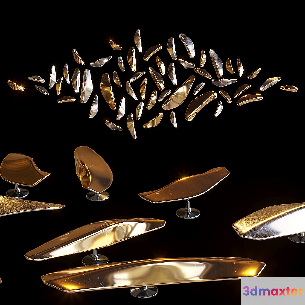Droplight wall decor - Vargov Design