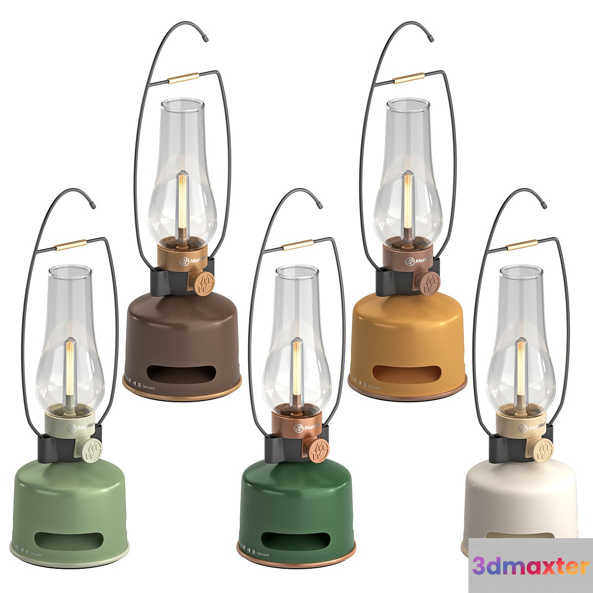 Mori mori LED lantern speaker 3D Max