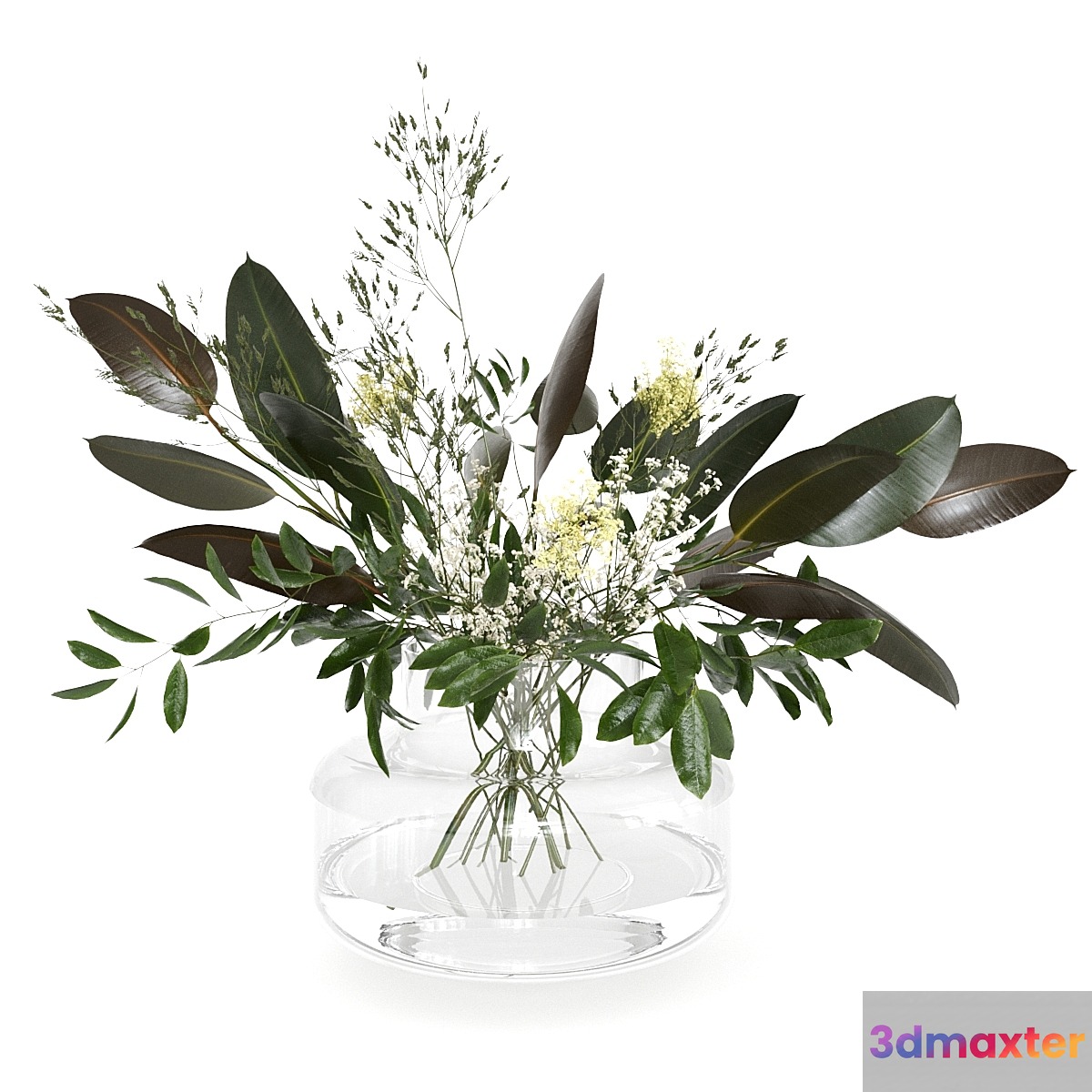Scandinavian bouquet 3D Max