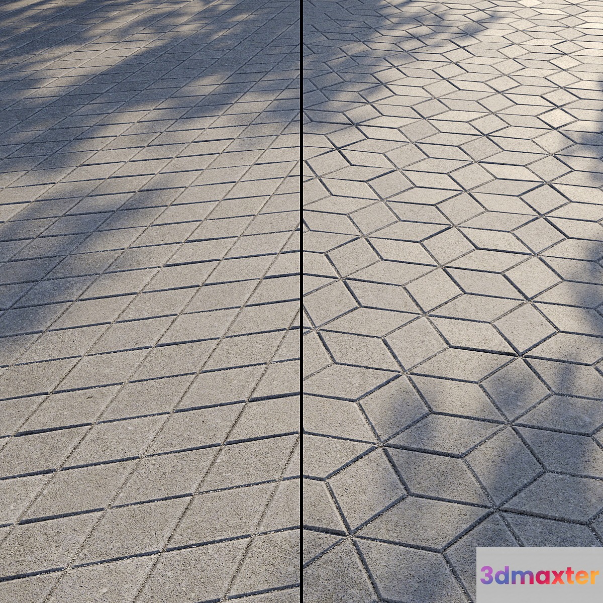 Paving Type 1 Set 15 3D Max