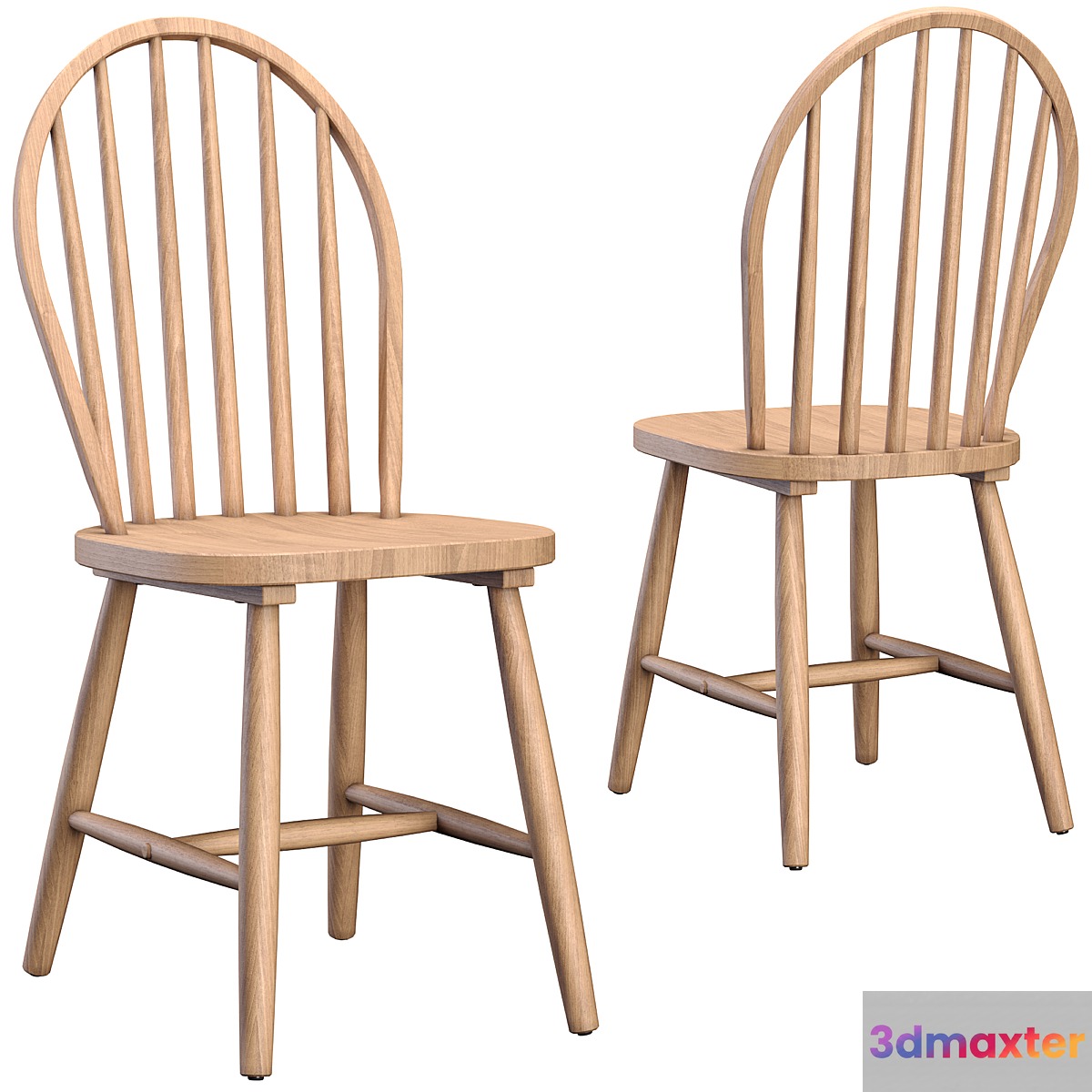 Chair WINDSOR (4 colors) 3D Max