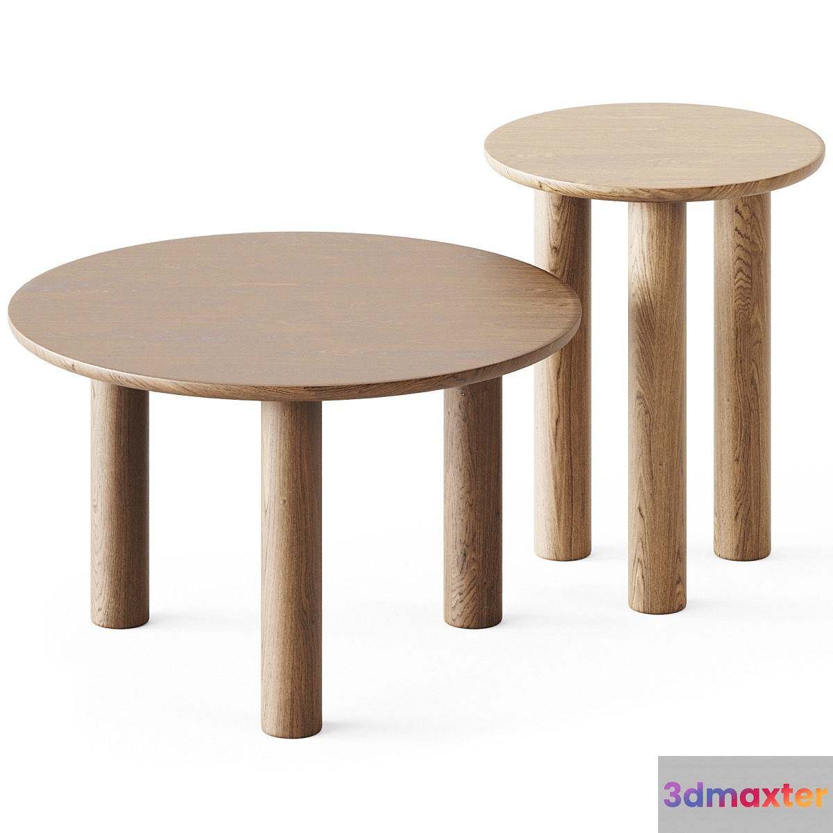 Wooden Coffee Tables Bobby by His 3D Max