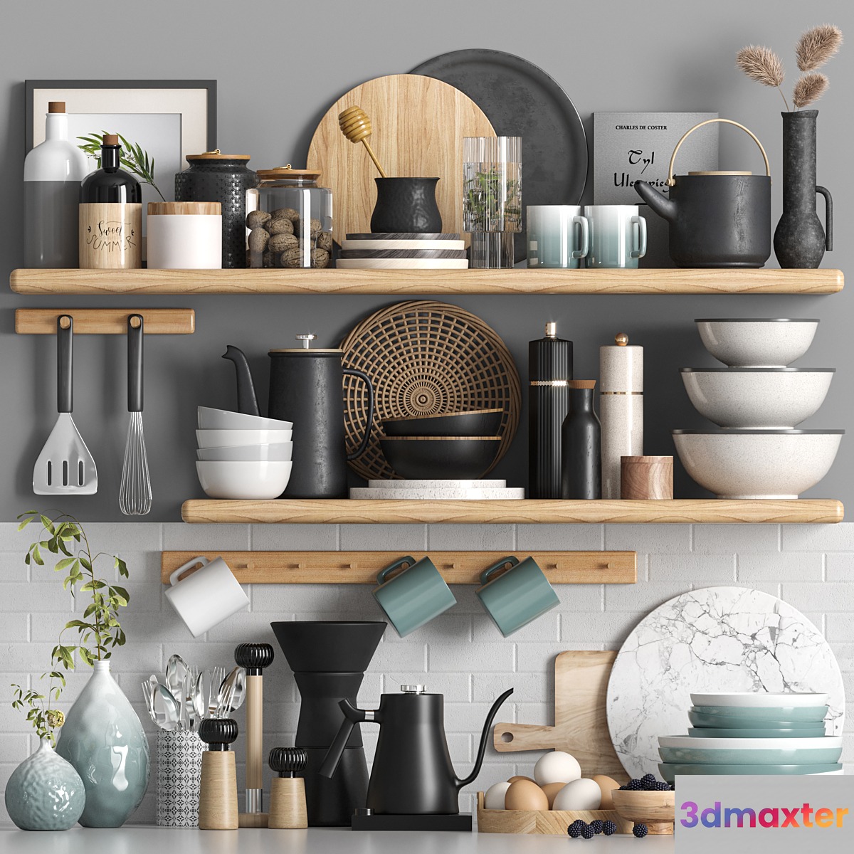 kitchen accessories009 3D Max