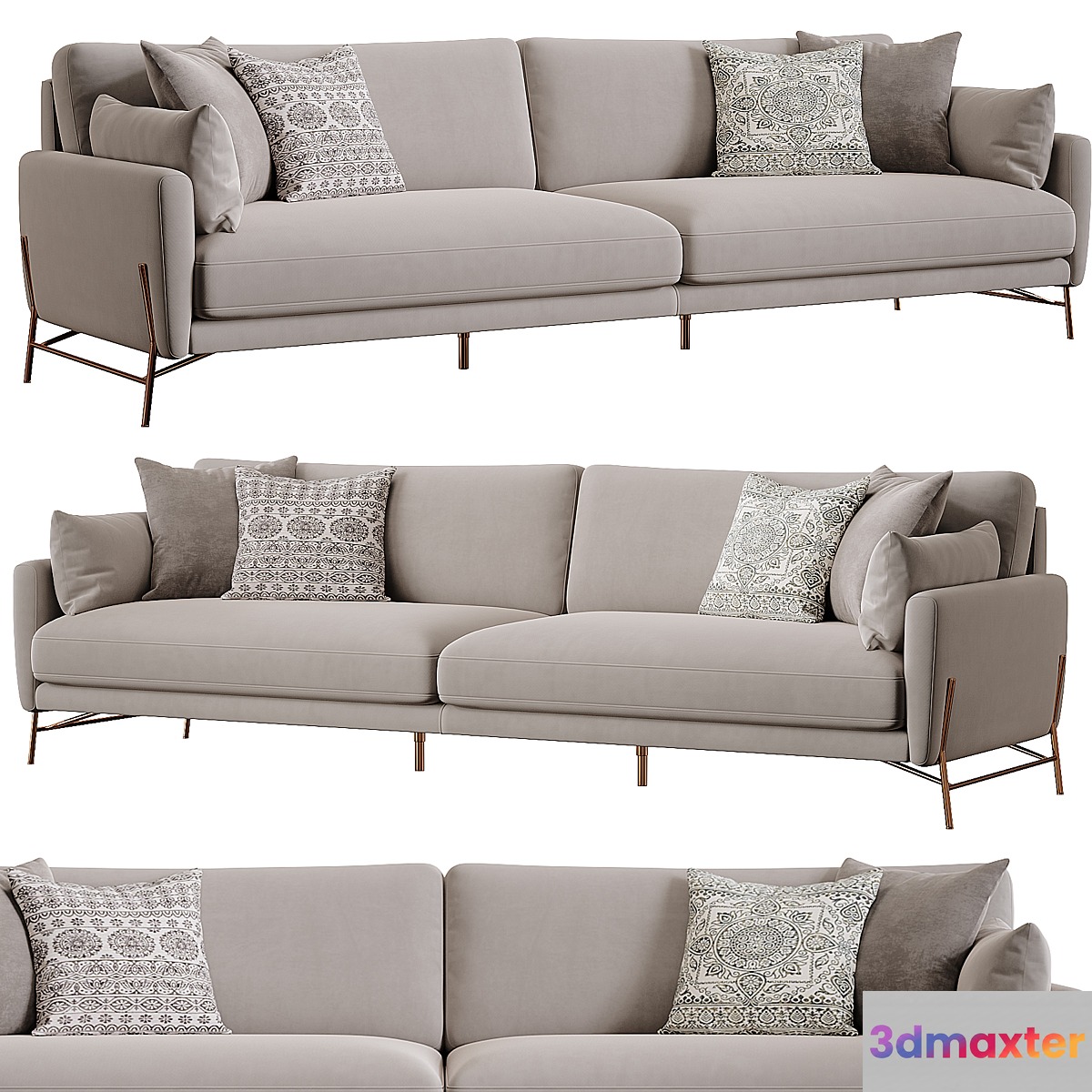 Calligaris | Le Marais sofa 3D Max