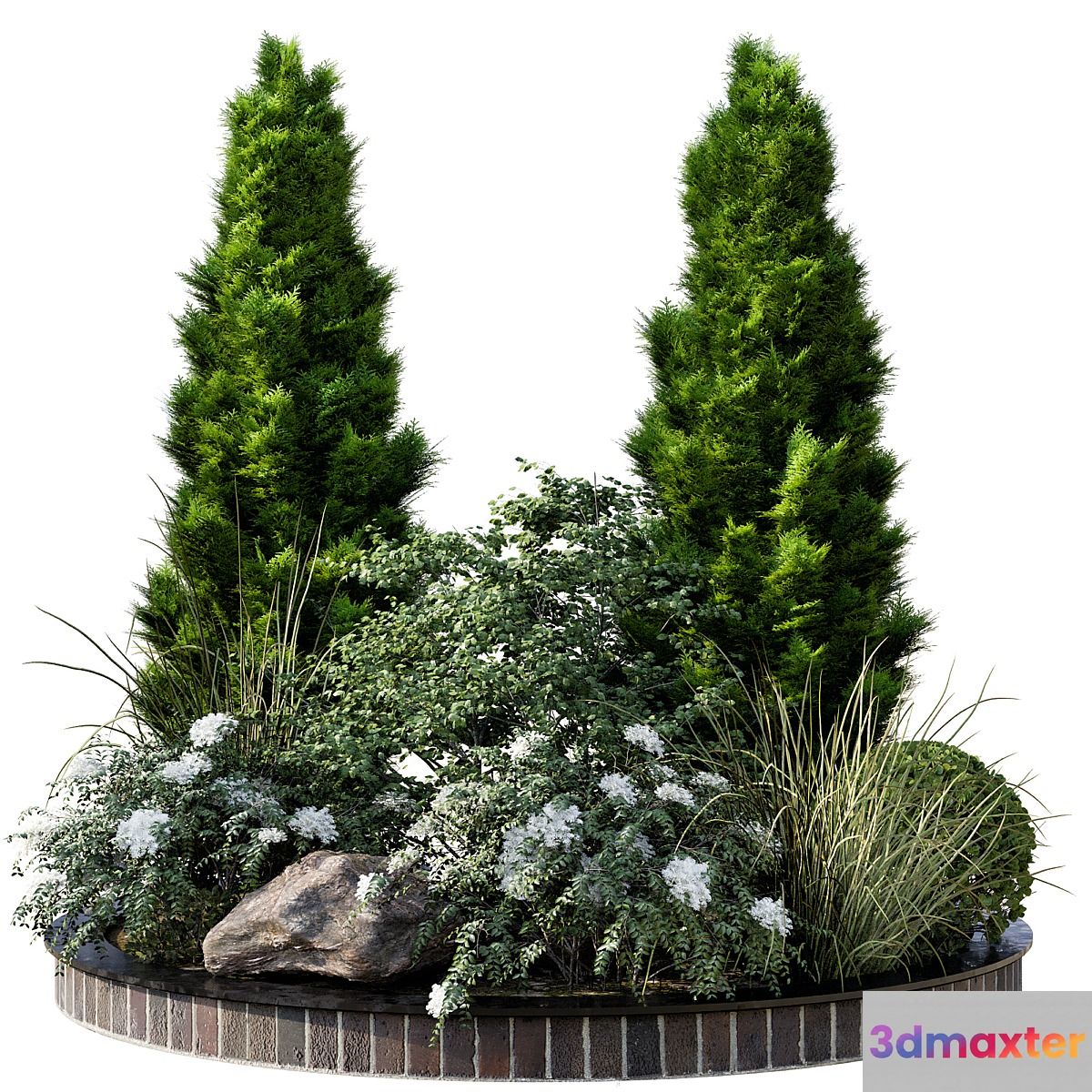 Garden plant set 04
