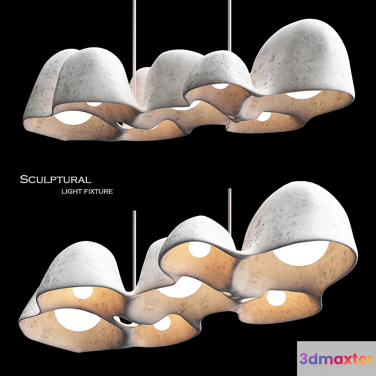 Sculptural Light Fixture