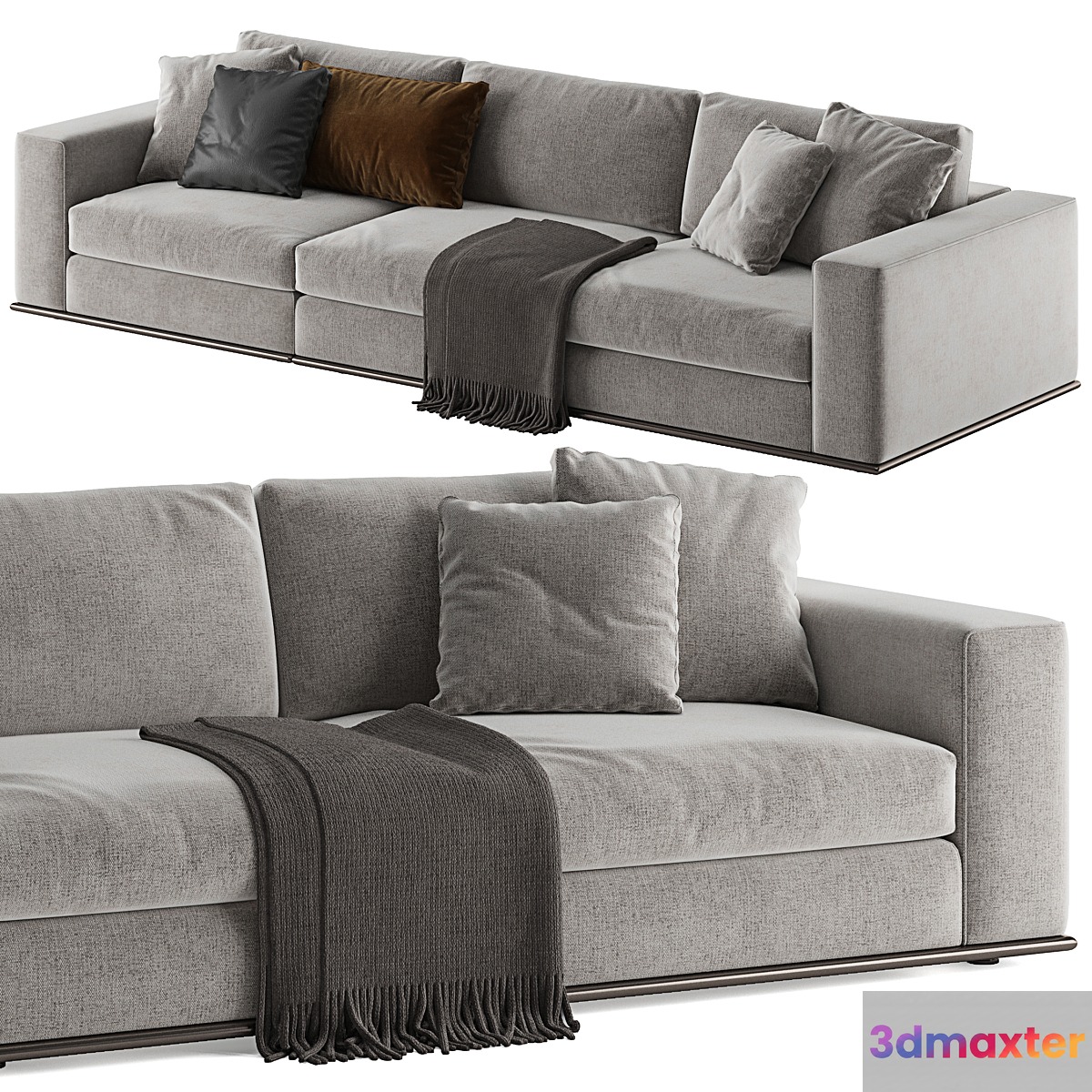 Minotti hamilton sofa 3D Max